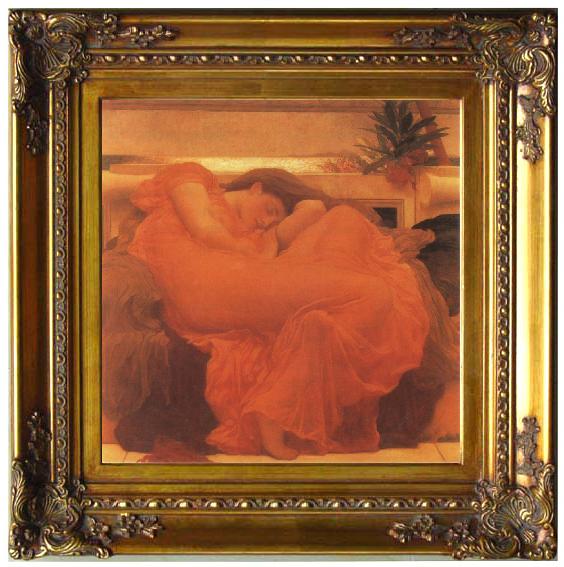 framed  Lord Frederic Leighton Flaming June, Ta057